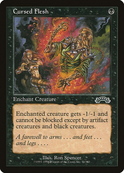 Cursed Flesh Card Front