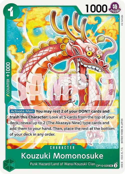 Kouzuki Momonosuke Card Front