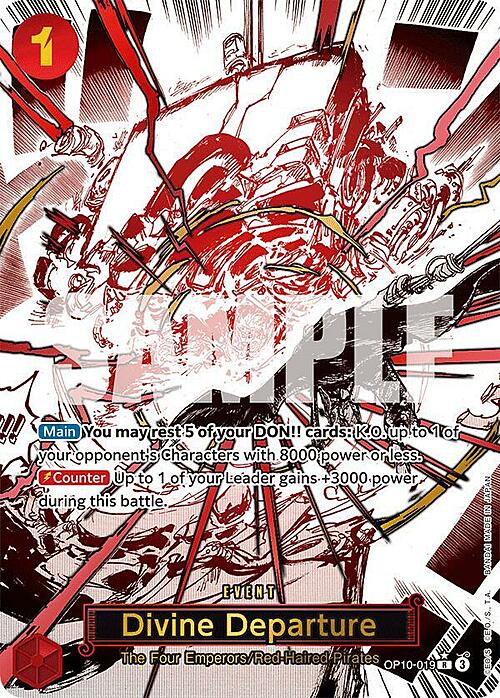 Divine Departure Card Front