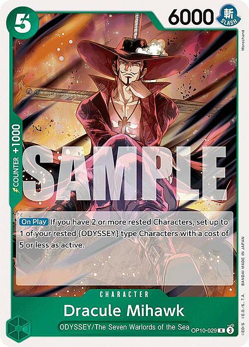Dracule Mihawk Card Front