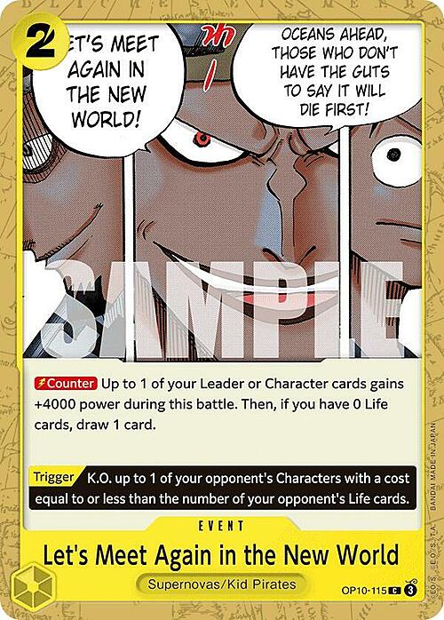Let's Meet Again in the New World Card Front