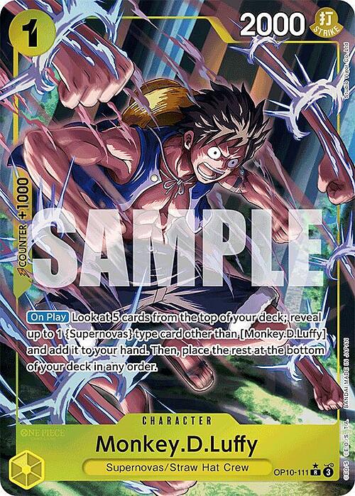 Monkey.D.Luffy Card Front