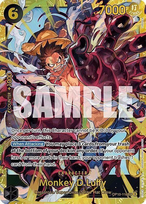 Monkey.D.Luffy Card Front