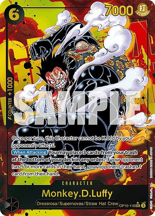 Monkey.D.Luffy Card Front