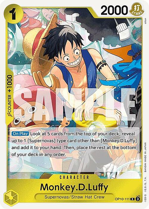 Monkey.D.Luffy Card Front