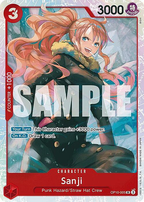 Sanji Card Front