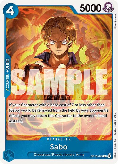 Sabo Card Front