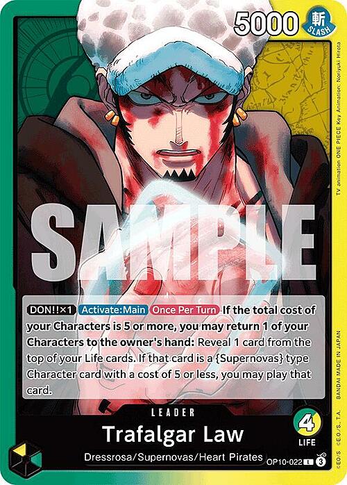 Trafalgar Law Card Front