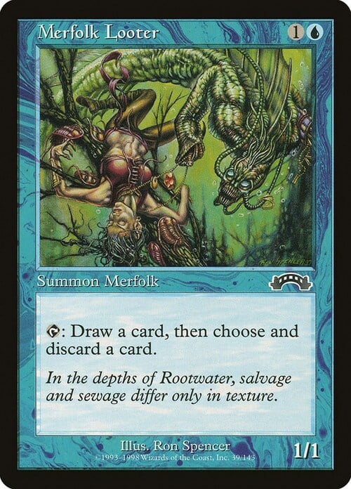 Merfolk Looter Card Front