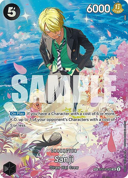 Sanji Card Front