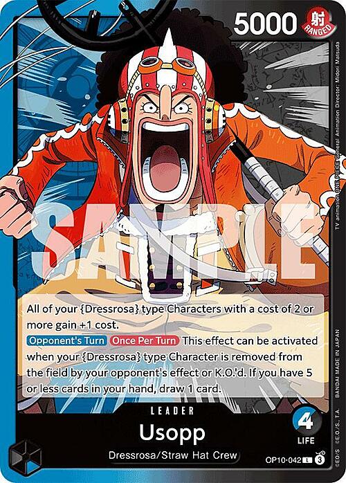 Usopp Card Front
