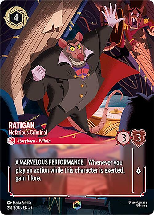 Ratigan - Nefarious Criminal Card Front