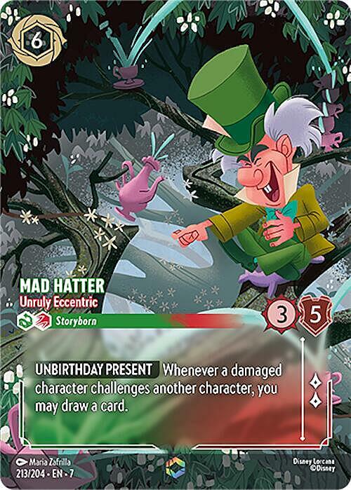 Mad Hatter - Unruly Eccentric Card Front