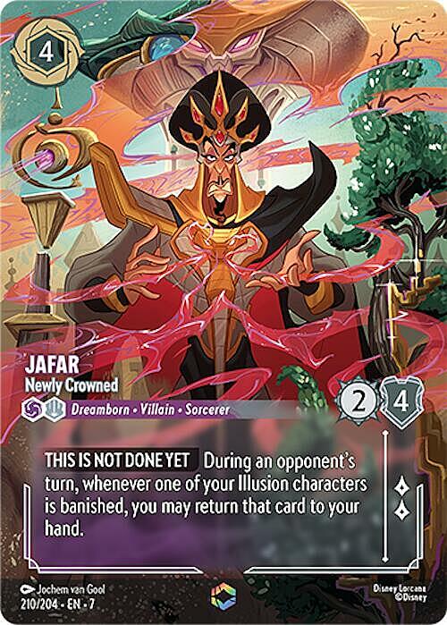Jafar - Newly Crowned Card Front