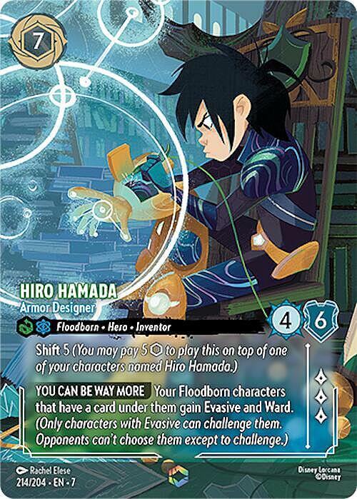 Hiro Hamada - Armor Designer Card Front