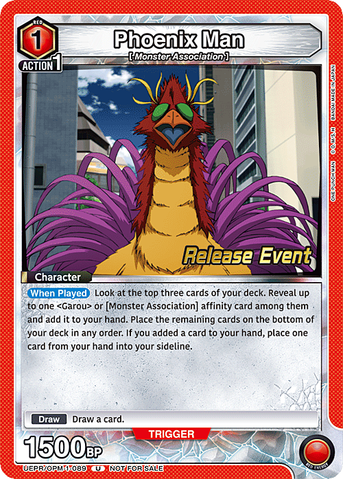 Phoenix Man Card Front