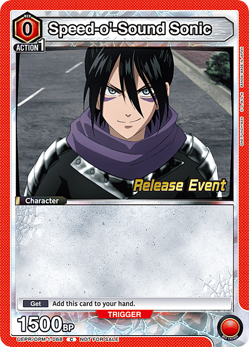 Speed-o'-Sound Sonic Card Front