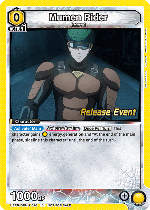 Mumen Rider Card Front