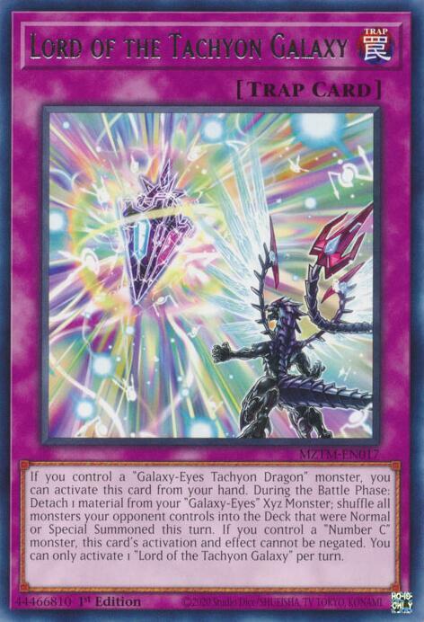Lord of the Tachyon Galaxy Card Front