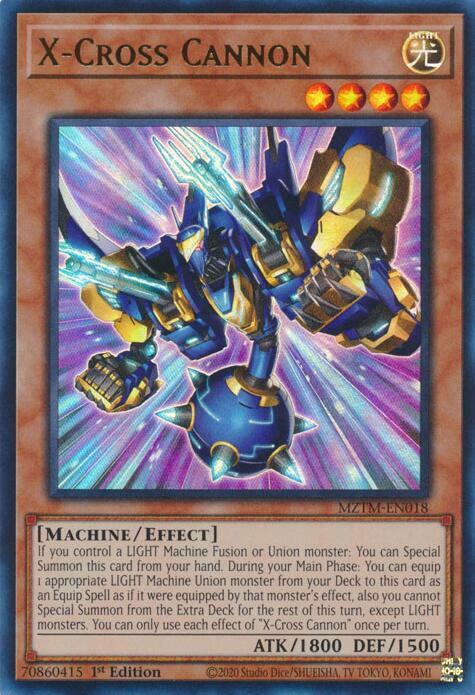 X-Cross Cannon Card Front