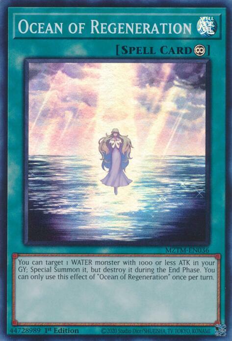 Ocean of Regeneration Card Front
