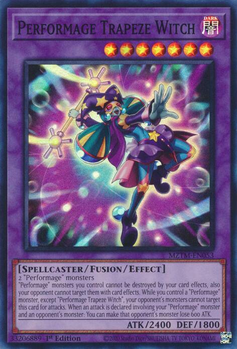 Performage Trapeze Witch Card Front