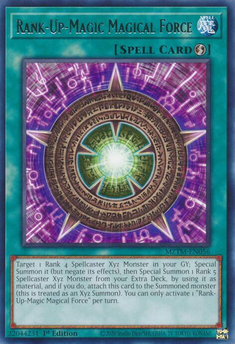 Rank-Up-Magic Magical Force Card Front