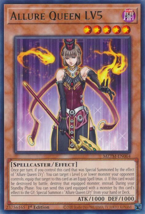 Allure Queen LV5 Card Front