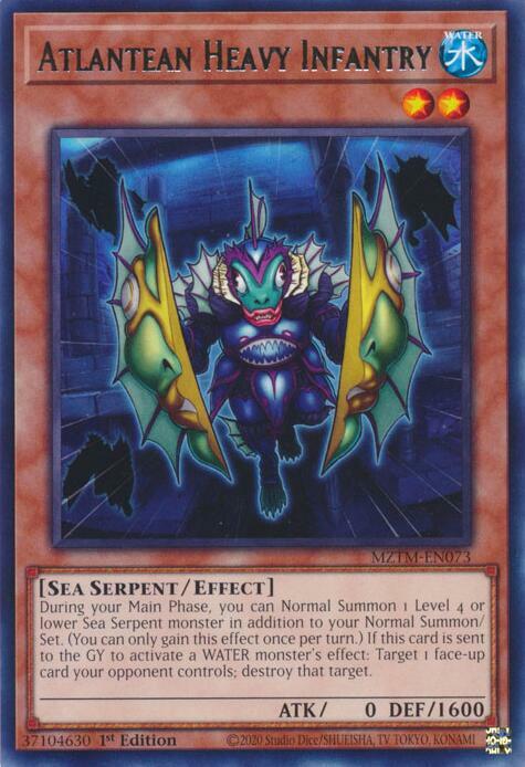 Atlantean Heavy Infantry Card Front