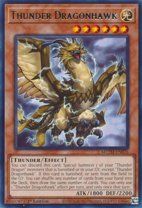 Thunder Dragonhawk Card Front