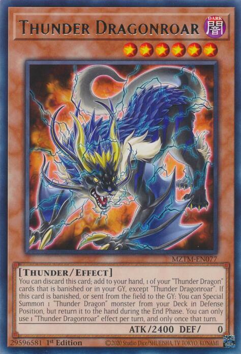 Thunder Dragonroar Card Front