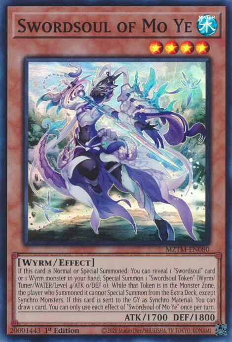 Swordsoul of Mo Ye Card Front