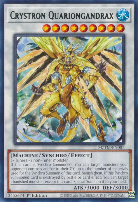 Crystron Quariongandrax Card Front