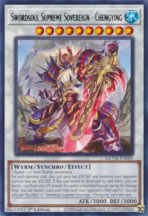 Swordsoul Supreme Sovereign - Chengying Card Front
