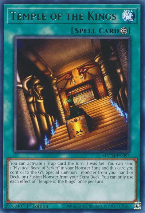 Temple of the Kings Card Front