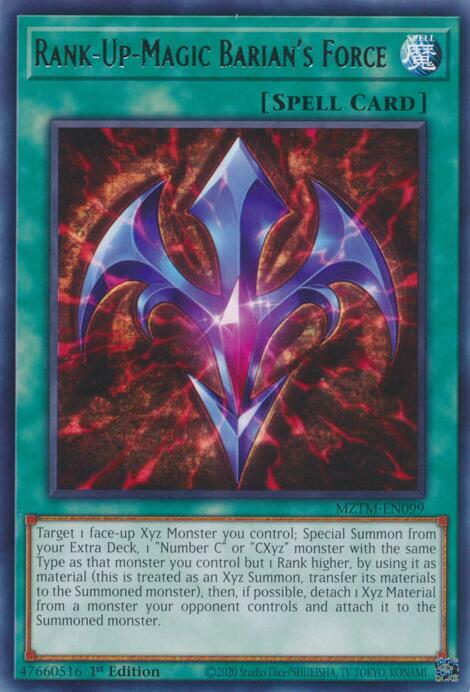 Rank-Up-Magic Barian's Force Card Front