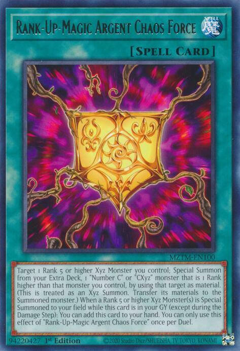 Rank-Up-Magic Argent Chaos Force Card Front