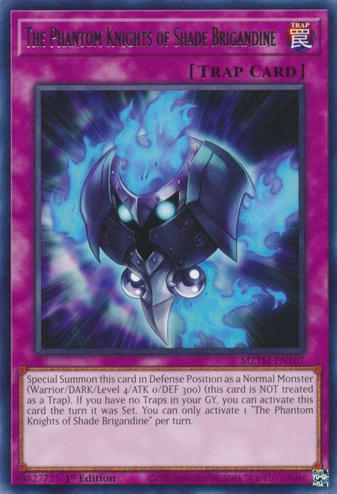 The Phantom Knights of Shade Brigandine Card Front