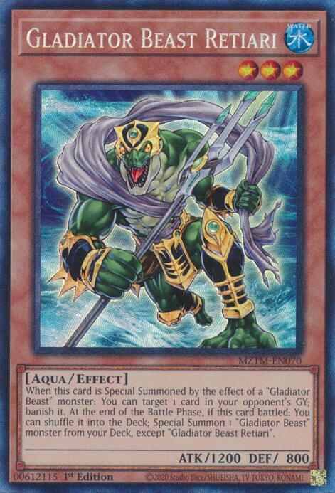 Gladiator Beast Retiari Card Front