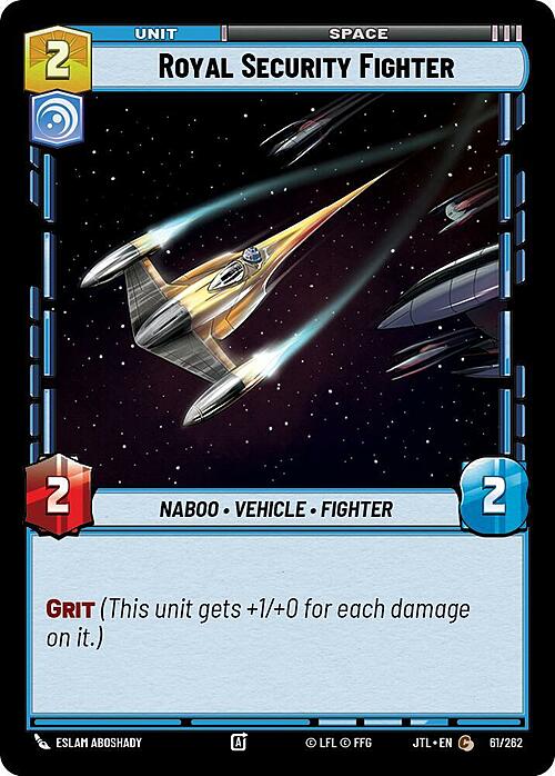 Royal Security Fighter Card Front
