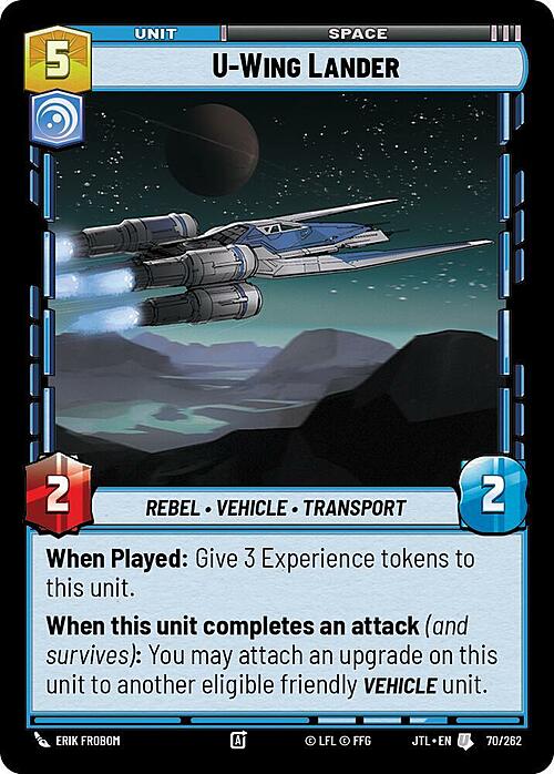 U-Wing Lander Card Front