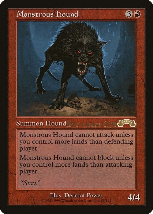Monstrous Hound Card Front