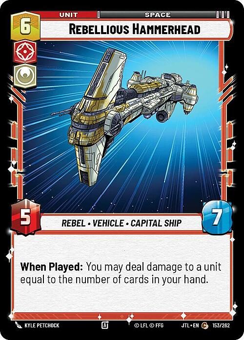 Rebellious Hammerhead Card Front