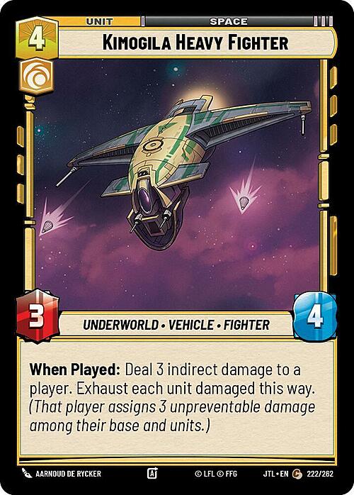 Kimogila Heavy Fighter Card Front
