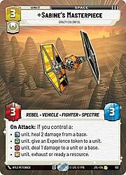 Obra maestra de Sabine, Colores chillones