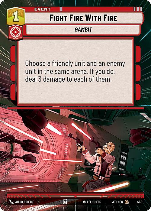 Fight Fire With Fire Card Front