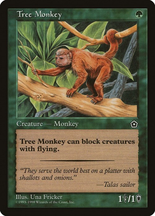 Tree Monkey Card Front
