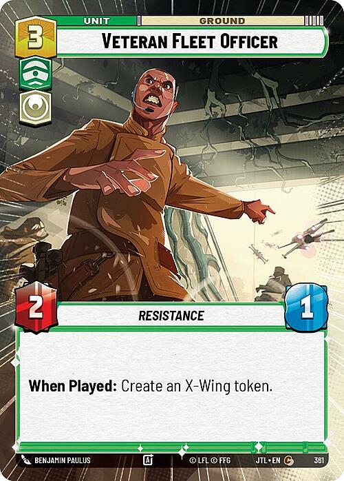 Veteran Fleet Officer Card Front