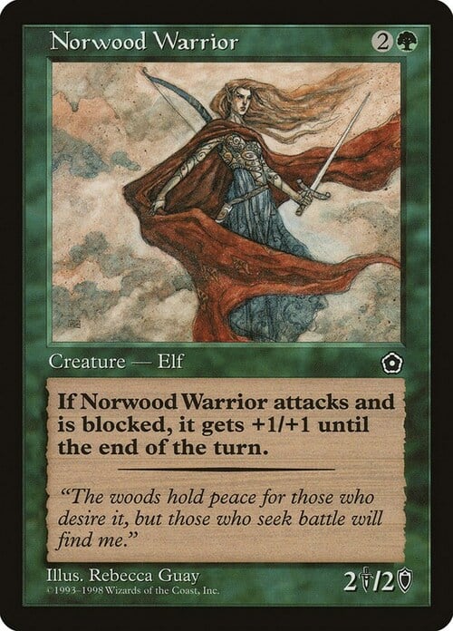 Norwood Warrior Card Front