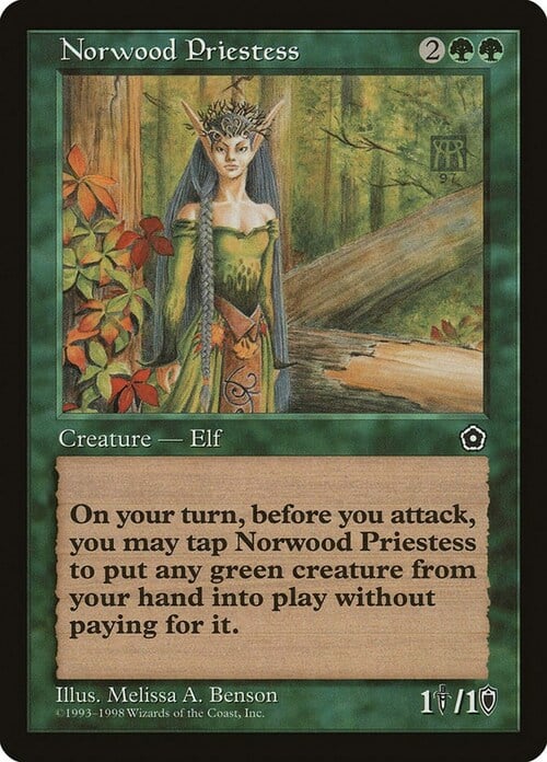 Norwood Priestess Card Front